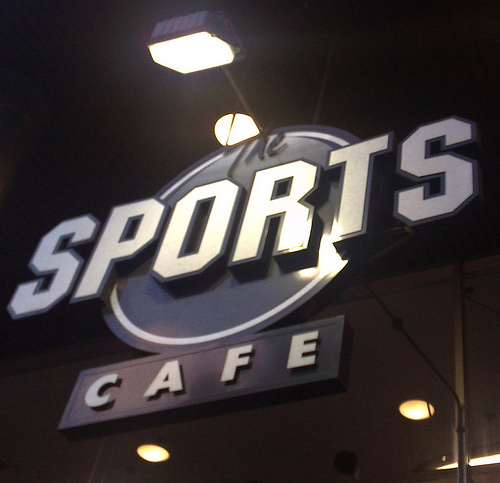 Sports Cafe, Haymarket Gaming is a sport, geddit?