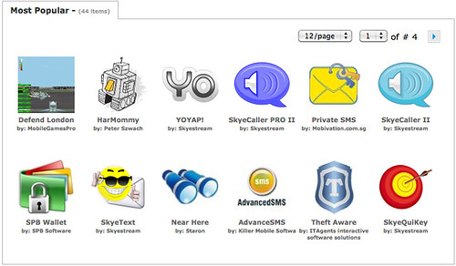 Symbian Horizon - Most Popular Apps