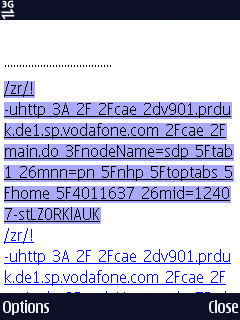 Vodafone Live on the N86