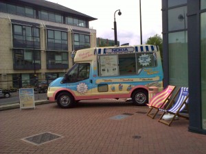 The Ice Cream Van You want a 99 with a flake? Tough... have some Facebook instead.