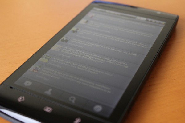 Tweetdeck on the Dell Streak