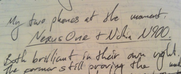 The handwriting of a serial killer?