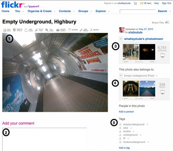 Empty Underground, Highbury on Flickr A diagram by James Whatley