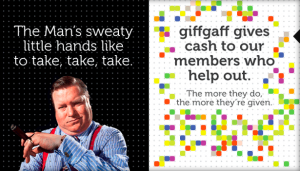 giffgaff's latest ad campaign