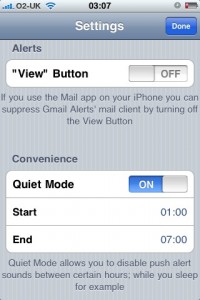 GMail Alerts It's a great app but doesn't make for exciting screenshots.